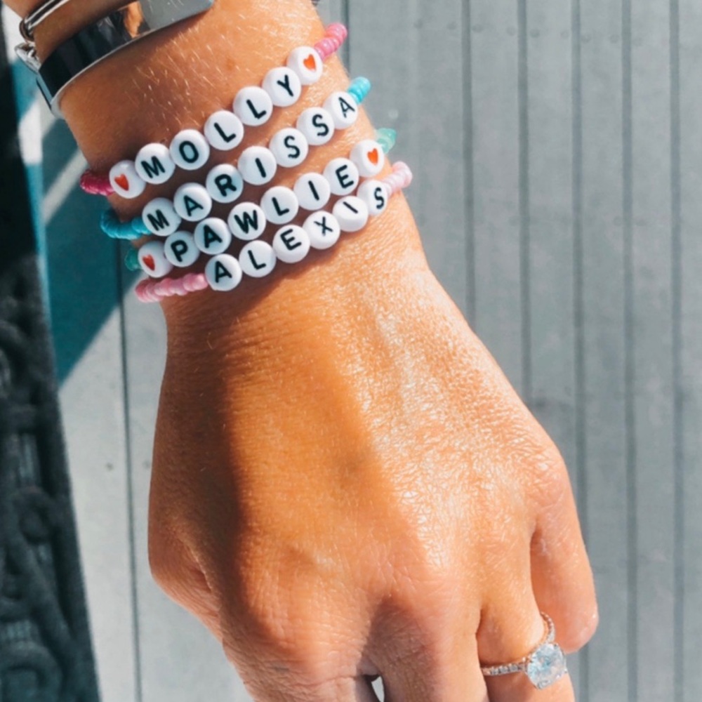 Personalized Name Beaded Bracelets